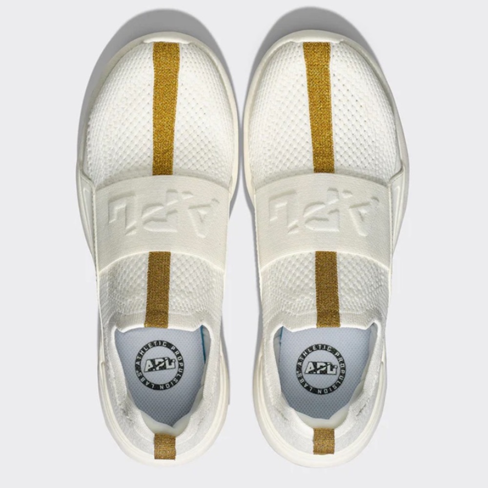APL Men's TechLoom Bliss -  Ivory / Metallic Gold / Racer